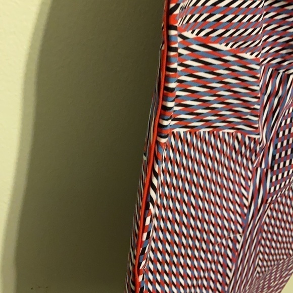 1 State | Red & blue geometric pencil skirt | Small - Picture 7 of 12